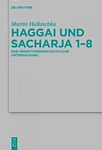 Haggai Und Sacharja 1-8 (Hardcover)