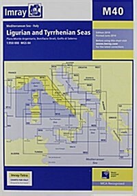 Imray Chart M40 : Ligurian and Tyrrhenian Sea (Sheet Map, folded)