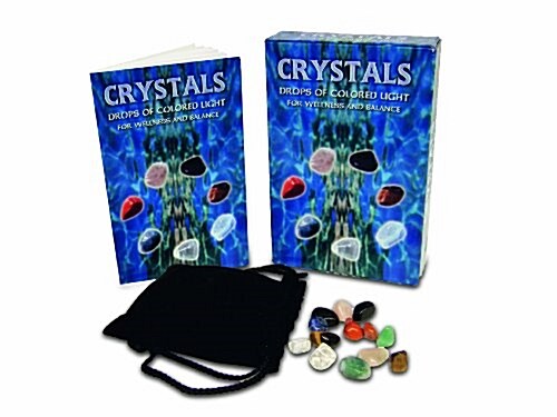 Crystals : Drops of Coloured Light for Wellness and Balance (Guide Book  +  General merchandise)