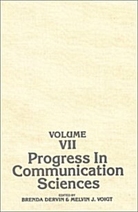 Progress in Communication Sciences, Volume 7 (Hardcover)