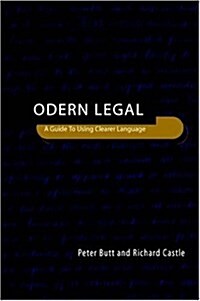 Modern Legal Drafting : A Guide to Using Clearer Language (Paperback)
