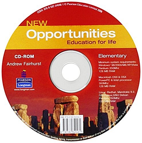 Opportunities Global Elementary CD-ROM New Edition (CD-ROM, 2 ed)