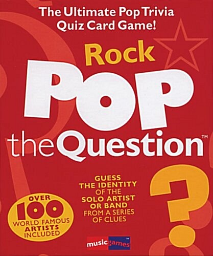 Pop the Question : Rock (Hardcover)