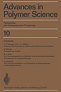 Fortschritte Der Hochpolymeren-Forschung (Paperback, Softcover Repri)