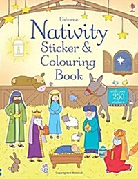 Nativity Sticker and Colouring Book (Paperback)
