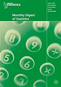Monthly Digest of Statistics Vol 715 July 2005 (Paperback, 2005)
