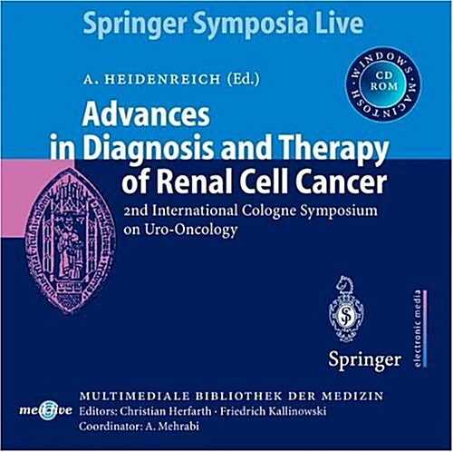 ADVANCES IN DIAGNOSIS AND THERAPY OF RE (CD-Audio)