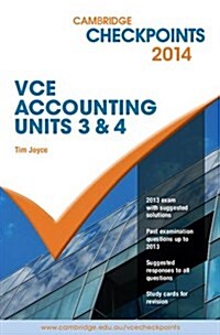 Cambridge Checkpoints VCE Accounting Units 3 and 4 2014 (Paperback)