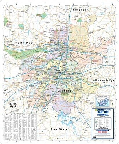 South Africa Provincial Map : MSPM5162 (Sheet Map, flat, 18 Rev ed)