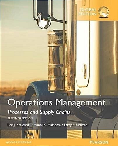 [중고] Operations Management: Processes and Supply Chains, Global Edition (Paperback, 11 ed)