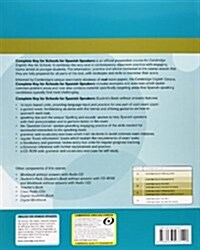 Complete Key for Schools for Spanish Speakers Students Pack (Students Book without Answers with CD-ROM, Workbook without Answers with Audio CD) (Package)