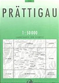 Prattigau (Sheet Map, folded)