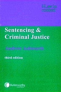 Sentencing and Criminal Justice (Paperback, 3 Revised edition)