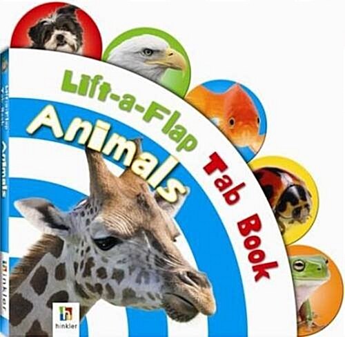[중고] Animals : Lift-a-flap Tab Book (Board Book)