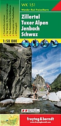 Zillertal, Tuxer Alpen, Jenbach, Schawz GPS : FBW.WK151 (Sheet Map)