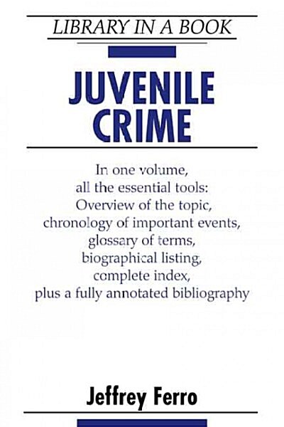 Juvenile Crime (Hardcover)