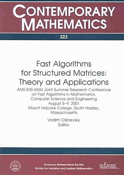 Fast Algorithms for Structured Matrices (Paperback)