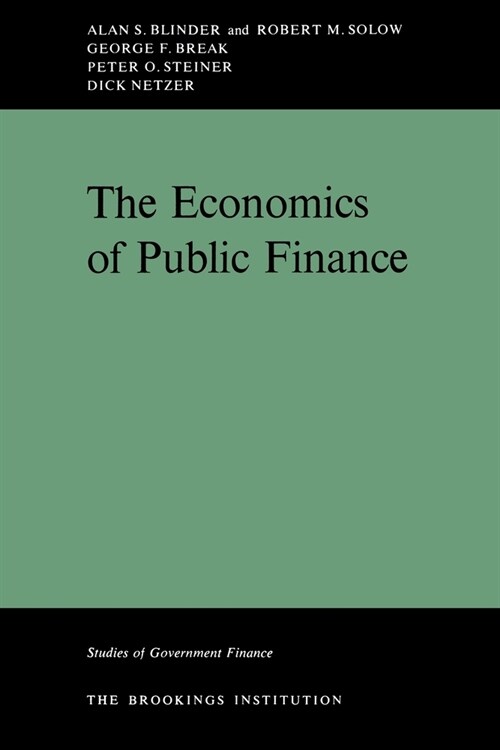 The Economics Of Public Finance (Paperback)
