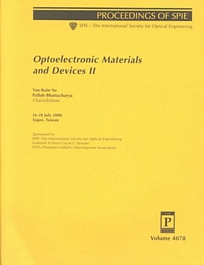 Optoelectronic Materials and Devices II (Paperback)