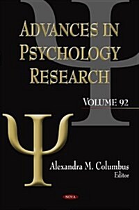 Advances in Psychology Researchv. 92 (Hardcover, UK)