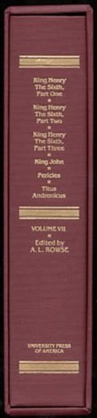 The Contemporary Shakespeare: King Henry VI, Part One, King Henry VI, Part Two, King Henry VI, Part Three, King John, Pericles, Titus Andronicus (Hardcover)