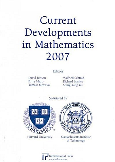 Current Developments in Mathematics, 2007 (Paperback)