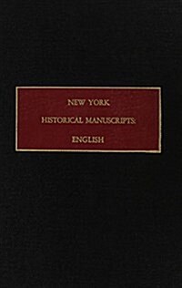 Books of General Entries of the Colony of New York (Hardcover)