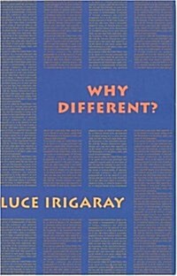 Why Different?: A Culture of Two Subjects (Paperback)