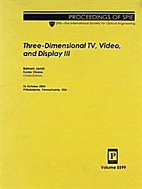 Three-dimensional Tv, Video, And Display (Paperback)