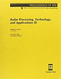 Radar Processing, Technology, and Applications III (Paperback)