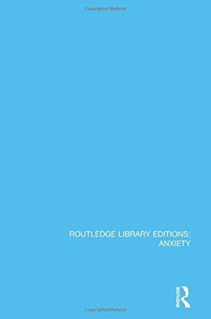 Routledge Library Editions: Anxiety (Multiple-component retail product)