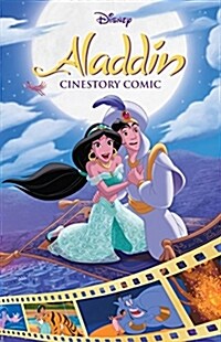 [중고] Disney Aladdin Cinestory Comic (Paperback)