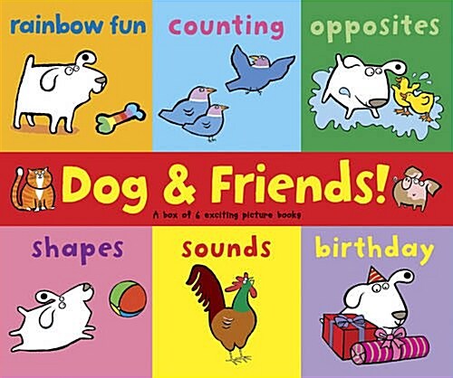 Dogs & Friends! : A Box of 6 Exciting Picture Books (Hardcover)
