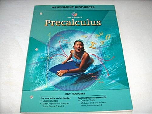 Center for Mathematics Education Project Precalculus Assessment Resources Blackline Masters (Other)