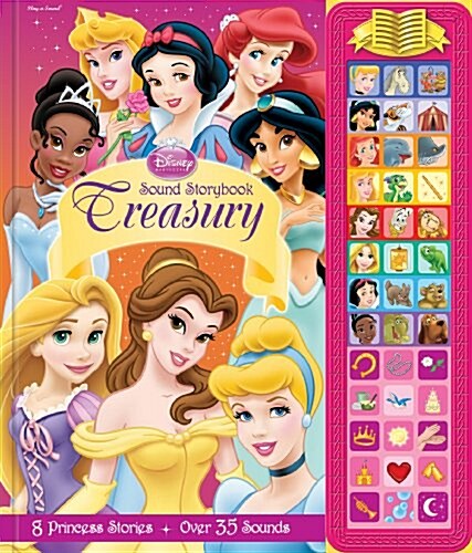 [중고] Disney Princess Sound Storybook Treasury (Board book)