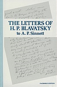 Letters to A.P.Sinnett (Hardcover, UK)