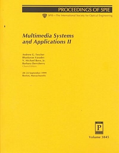 Multimedia Systems and Applications II (Paperback)