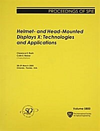 Helmet- And Head-Mounted Displays X (Paperback)