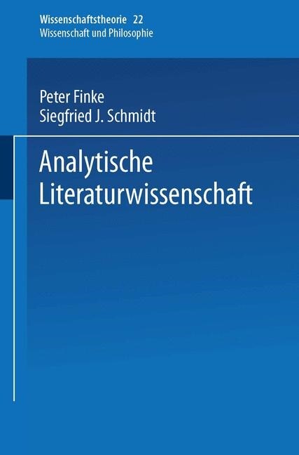 Analytische Literaturwissenschaft (Paperback, 1984)