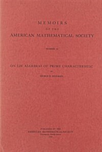 On Lie Algebras of Prime Characteristics (Paperback)