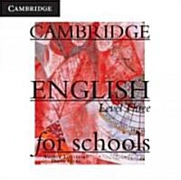 Cambridge English for Schools 3 Class Audio CDs (2) (Audio CD)