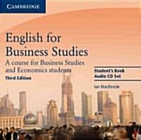 English for Business Studies Audio CDs (2) : A Course for Business Studies and Economics Students (CD-Audio, 3 Revised edition)