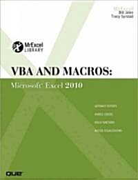 VBA and Macros: Microsoft Excel 2010 (Paperback)