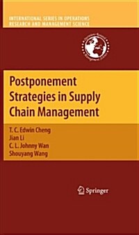 Postponement Strategies in Supply Chain Management (Hardcover, 2010)