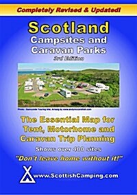 Scotland Campsites and Caravan Parks (Sheet Map, folded, 3 ed)