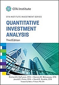 Quantitative Investment Analysis (Hardcover, 3, Revised)