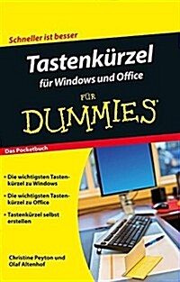 Tastenkurzel fur Windows und Office Fur Dummies (Paperback)