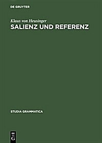 Salienz Und Referenz (Hardcover, Reprint 2015)