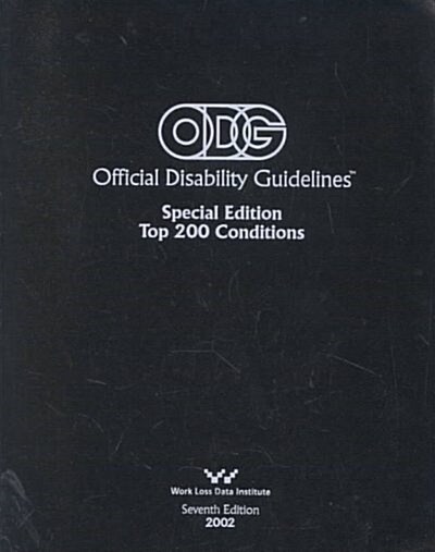 Official Disability Guidelines 2002 (Paperback, 7th)