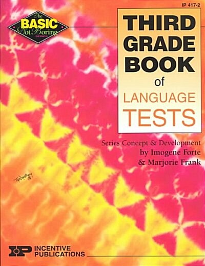 Third Grade Book of Language Tests (Paperback, Teachers Guide)